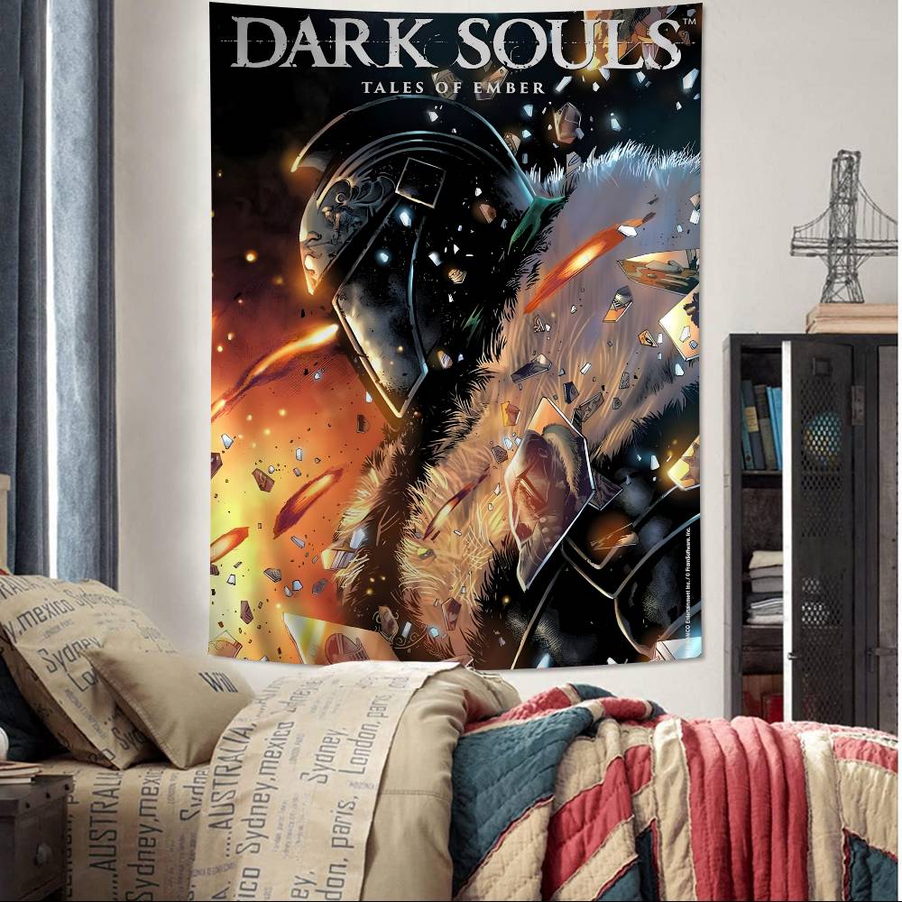DARK SOULS Приключенческая игра Подвесной богемный гобелен Подвесной таро Хиппи Настенные ковры Комната Домашний декор