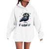 Women's Fashion Casual Long Sleeve Loose Printed Sweatshirt
