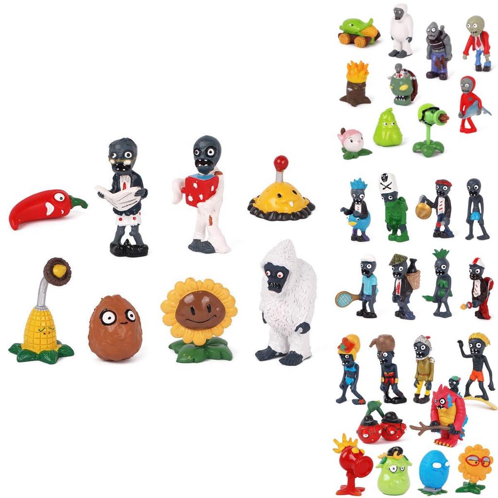 Decorate Your Easter With Plants Vs Zombies Series Egypt Private Wild West Pvc Toy Action Figures Set New