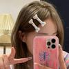 10×Женские заколки для волос с дизайном собачьей косточки, креативные и популярные, очаровательные заколки-бабочки для волос, аксессуары для укладки волос