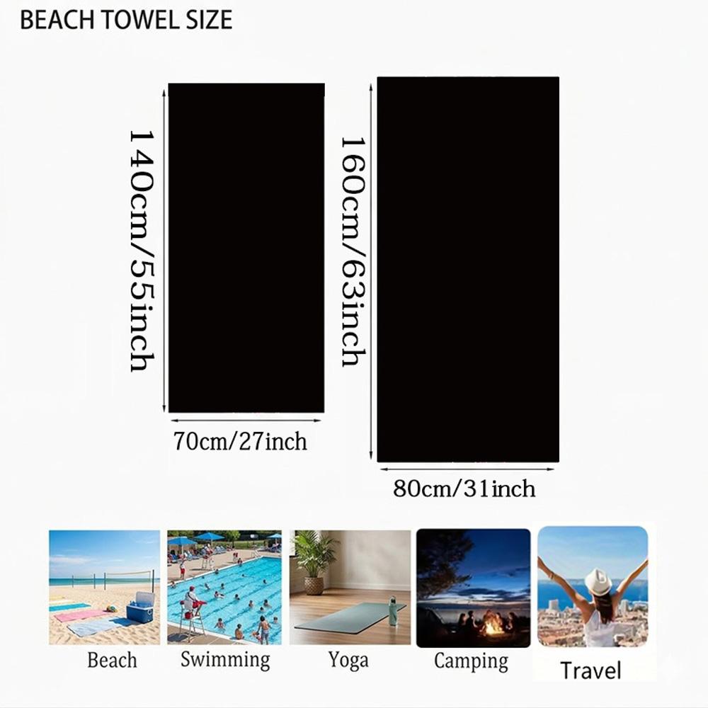 Michael Jackson Style Beach Towel High Absorbency & Quick-Dry Comfortable Lightweight Perfect for Traveling Yoga Camping and Swimming