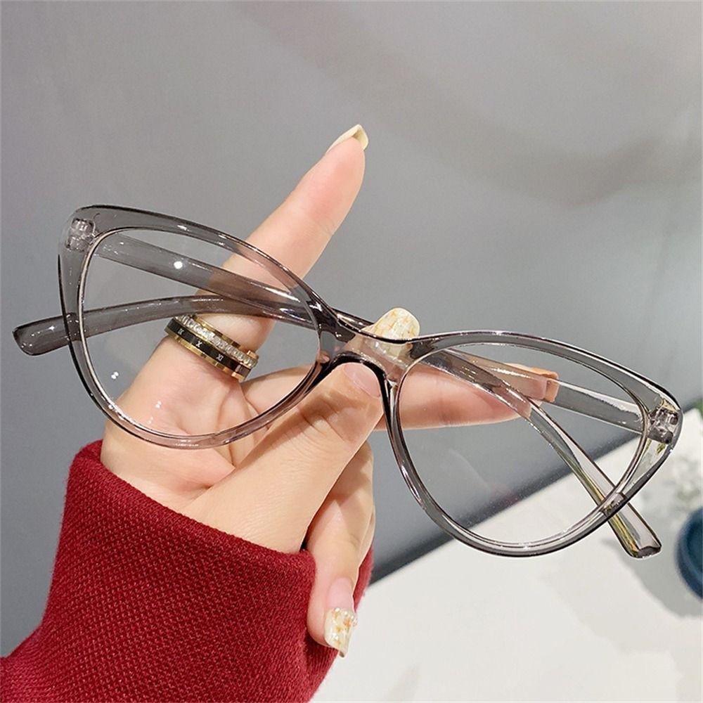 Очки с большой оправой Leopard Eyeglasses Round Computer Goggles Eyewear Eyewear Women