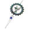 Bird Hummingbird Wind Chimes 3D Stained Glass Pendant DIY Sun Catcher  Home Decor