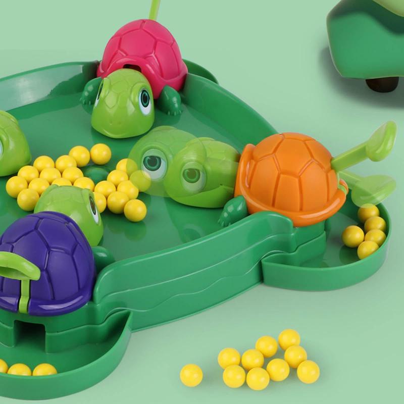Творческая игра «Маленькая черепаха, хватающая мячики», интерактивные развивающие игрушки для родителей и детей