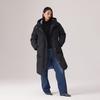Levis Зимняя теплая серия Стильный универсальный расслабленный длинный пуховик Женская верхняя одежда 0051G-0002