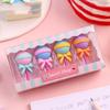4Pieces/Boxes Kawaii Lollipop Sweety Ice Cream Student Stationery School Office Supplies Children Erasers For Kids Pencil Eraser