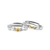 Stackable Sun Moon Couple Finger Ring Adjustable Matching Rings  Valentine Days Jewelry