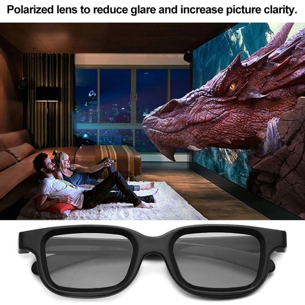 Поляризационные 3D-очки для 3D-телевизора, кино, игр. Универсальные