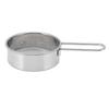 Flour Sieve Strainer 304 Stainless Steel Lightweight Easy Cleaning Ergonomic Handle Mesh Round