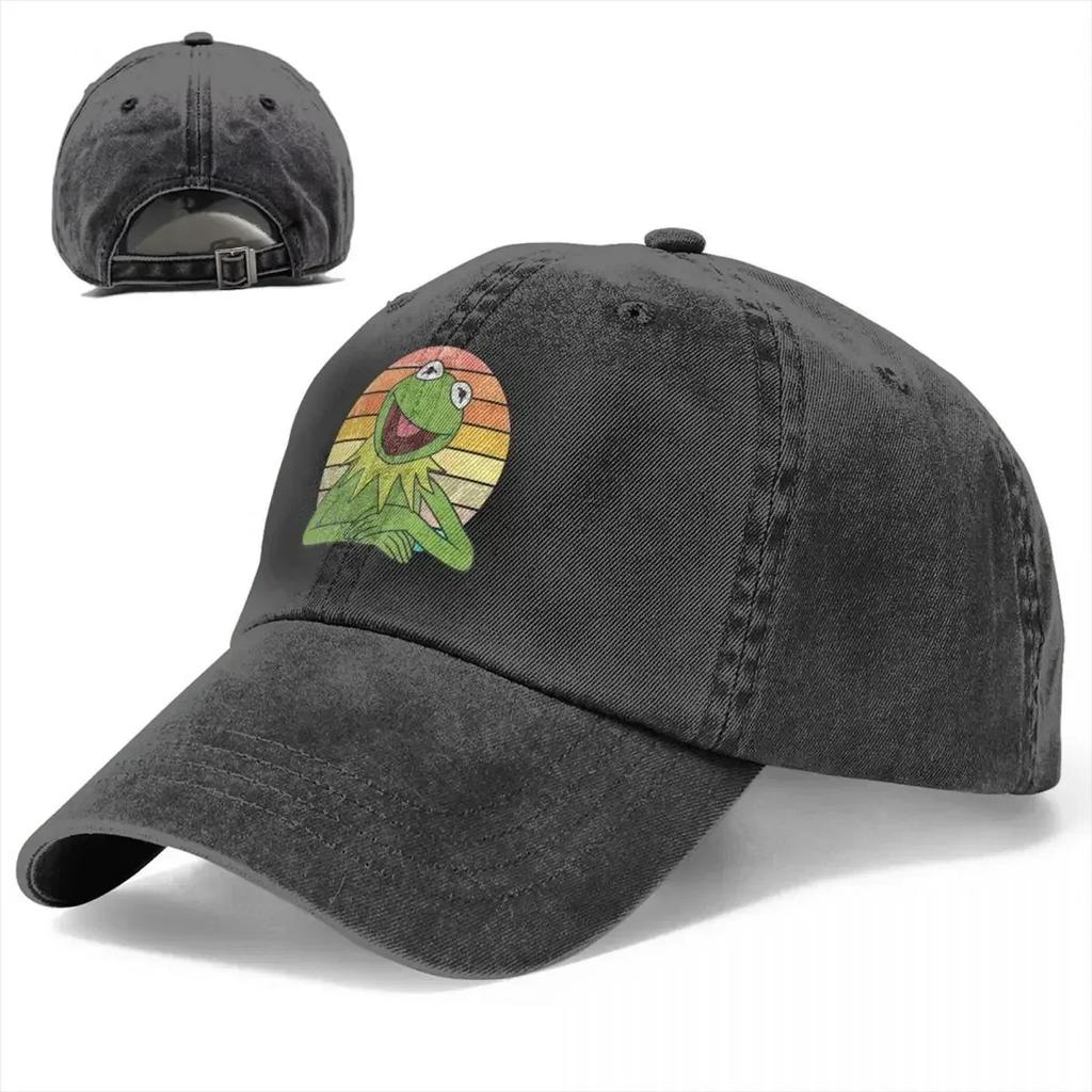 Frog Cartoon Anime Baseball Cap Classic Distressed Cotton Snapback Hat Unisex Outdoor Summer Caps Hat