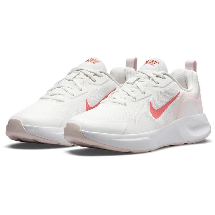 Nike Wearallday Удобные Модные Тканевые Прочные Дышащие Низкие Кроссовки Женские кроссовки Светло-розовый Белый CJ1677-105