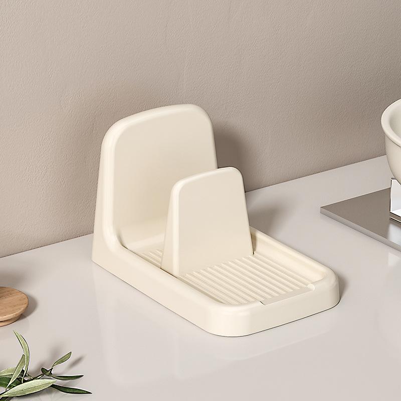 Штабелируемый пластиковый органайзер для крышек - Компактная кухонная полка для хранения нескольких крышек от посуды