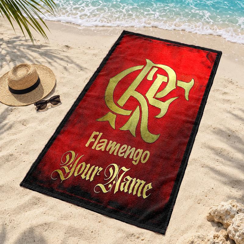 Cesta flamengo Custom Name Beach towels also serve as bath towels summer essential a musthave for the outdoors the beach and the pool