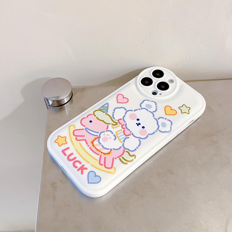 Чехол Zhitai Cartoon Air Cushion для Apple iPhone 14 Pro/15, новый защитный чехол X50/60