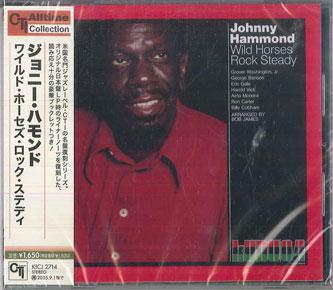 CD ДЖОННИ ХЭММОНД Wild Horses Rock Steady KICJ2714 KING 2024 Япония Obi Jazz