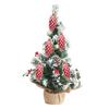 5Pcs Plastic Pine Cone Balls Hanging Pendants Small Christmas Ornament  Theme Party