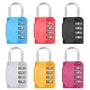 Security Resettable Waterproof Travel Accessories Padlock Password Lock 4 Dial Digit