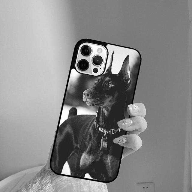 МИЛЫЙ ДОБЕРМАН ПОРОДА СОБАК чехол для телефона Cover For iPhone 17 Air 16 15 14 Plus apple 16 11 12 13 Pro Max coque