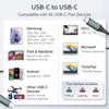 Кабель передачи данных USB C - USB C длиной 5 м/6 м, видео 4K, USB3.1 Gen2 VR, кабель типа C для быстрой зарядки iPhone 15 Pro Max, iPad MacBook