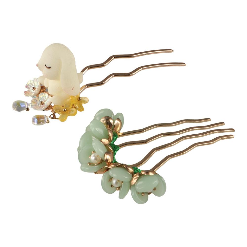 Flower Chinese Style Hair Stick Butterfly Hanfu Hairpin Cute   Cheongsam Accessories