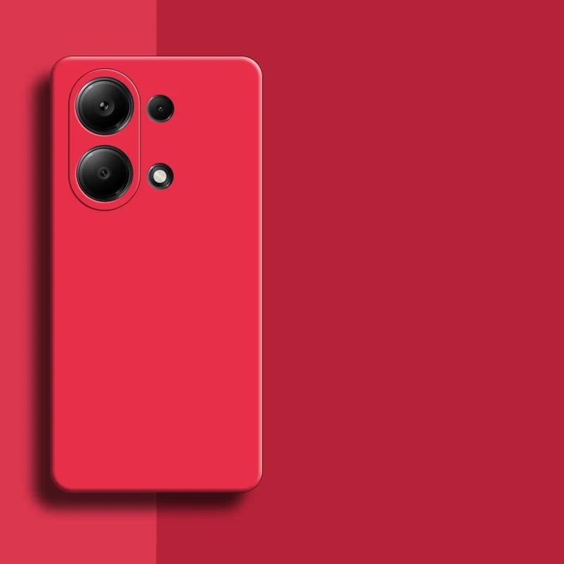 Противоударный чехол для телефона из жидкой силиконовой резины для Xiaomi Redmi Note 13 12 Pro 13ProPlus 12S K70E 13C Poco X6 Pro 5G 4G, мягкий чехол