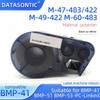 Compatible M-47-483/422 M-49-422 M-60-483 Label Strip BMP-41 BMP-51 BMP-53-PC-Linked Printer Ribbon Polyester Label Ribbon 25.4