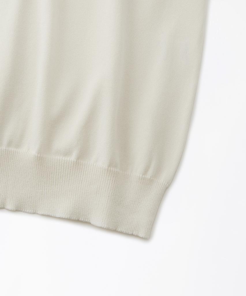 OUTSTANDING Hs Knit Collar Shirt_Ivory