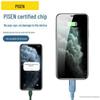 PISEN 1.2м Силиконовый кабель Lightning - Цвет макарон, Быстрая зарядка для Apple