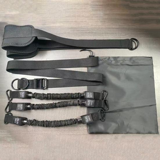 1 Set Pull-Up Assistance Band 150/225/300lbs Heavy Duty Pull-Up Assist Belt with Foot Rest Adjustable Home Gym