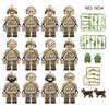Longyan Special Forces Doll 1634 Children Assemble Building Blocks Toy Military Doll Weapon