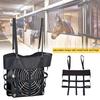 Box Fan Holder Horse Stall Fan Bag Hanging Horse Fan Holder Nylon Box Fan Hay Bag Hanging Horse Fan Stable Supplies