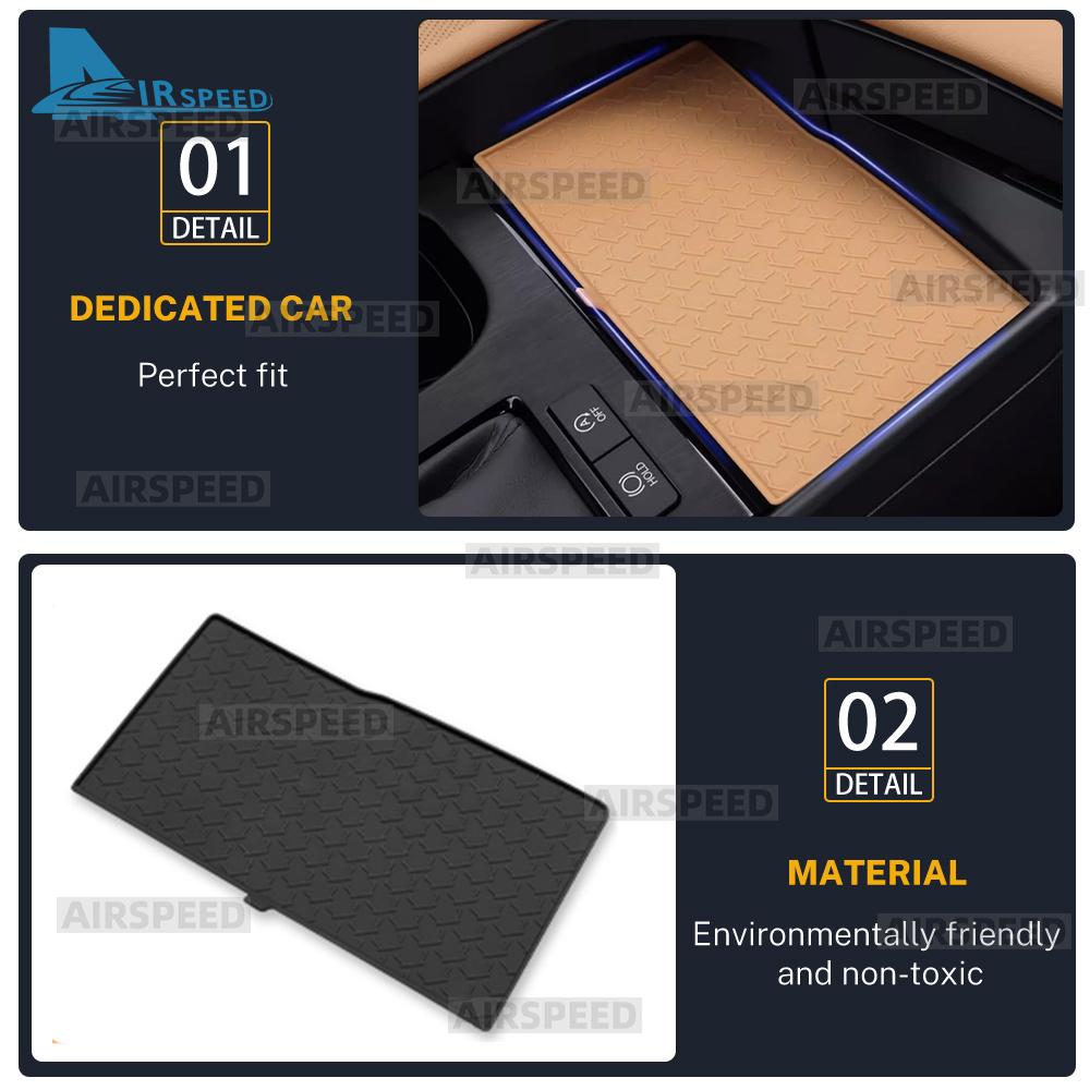 For Lexus ES ES200 ES250 ES300h ES350 2022 2023 2024 2025 Silicone Wireless Charging Protective Pad LHD Interior Accessories