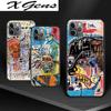 Мягкий черный чехол для телефона Jean Michel Basquiat Art Graffiti для Apple iPhone 13 12 11 SE XS XR X 7 8 6 5 S mini Plus Pro MAX 2020