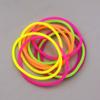 10 Pcs Fluorescent Silicone Bracelets, Fashionable Twisted Bracelets with Multi-color Elasticity for Sports