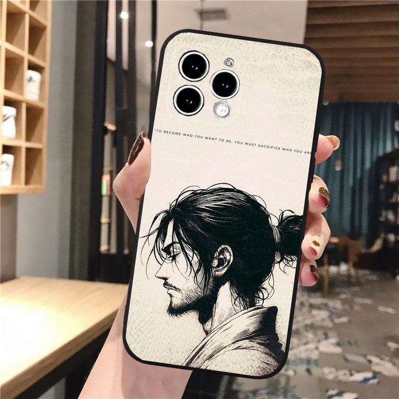 Чехол для телефона Для iphone 17 Pro Max 17 Pro Air 16 15 14 13 Pro Max 15 16 Pro 15Plus Vagabond Миямото Мусаси