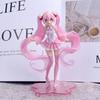 Hatsune Princess Sakura Warrior 2D Figure – Cherry Blossom Car & Desktop Ornament