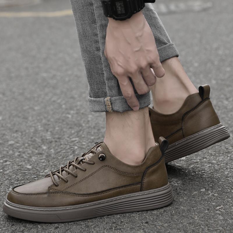 2024 Popular Men's Casual Shoes In Autumn Winter Wear Resistant Oxford Shoe Men's Low Top Shoes Fashion Sneakers Outdoor