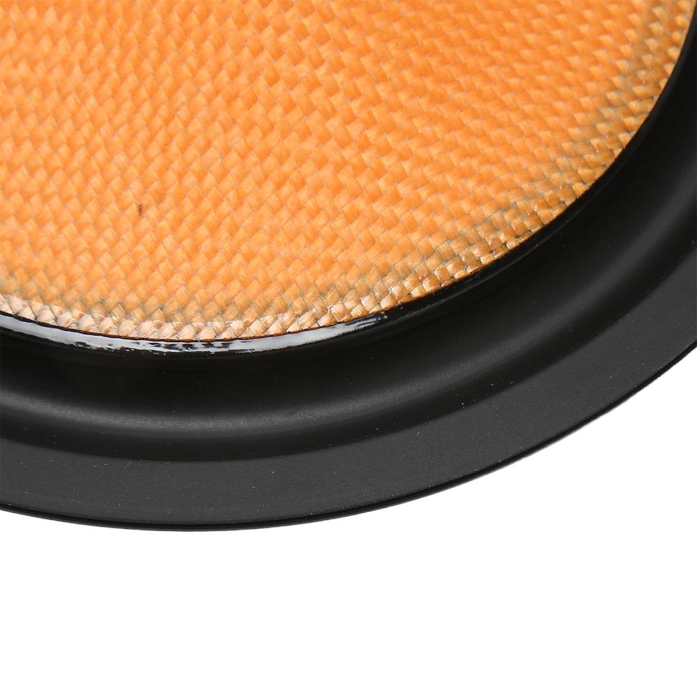 2PCS 1 Inch Bore & 6 Inch Outer Dia Subwoofer Cone Orange Drum Paper Subwoofer Repair