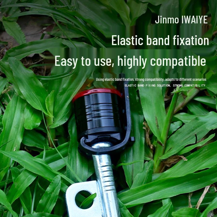 Светодиодный задний фонарь для велосипеда и шлема - для кемпинга на открытом воздухе, ночной езды и предупредительный фонарь для горного велосипеда, конструкция из алюминиевого сплава