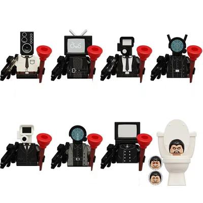 Мини Skibidi туалетные блоки игрушка аниме игра фигурки строительные кирпичи игрушки подарок