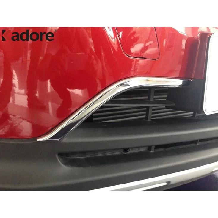 For Chevrolet Trax Tracker 2014 2015 2016 2017 2018 Chrome Front Center Bumper Grille Cover Trim Car Grills Strips Accessories