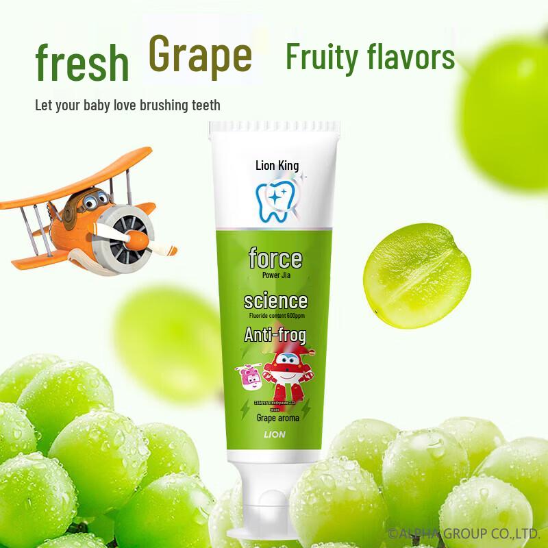 LION Kids' Anti-Cavity Fluoride Toothpaste, Multi-Flavor