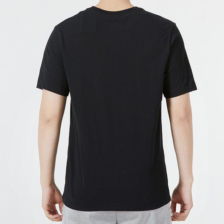Nike Футболки Мужские Черные С Круглым Вырезом Умеренный Прямой Крой DM5431-010