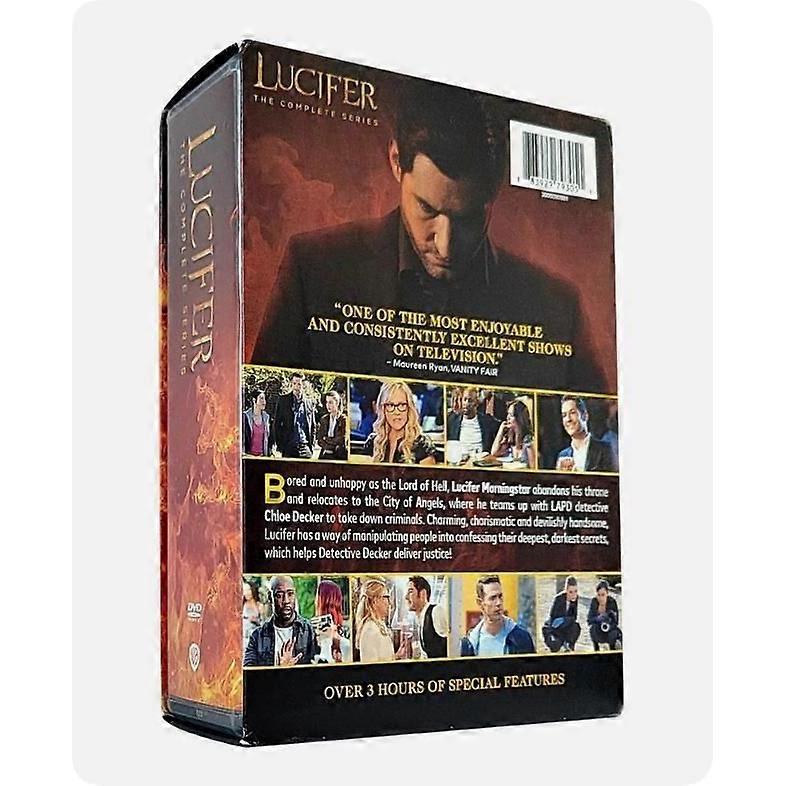 Люцифер: Полная серия сезонов 1-6 (DVD, Комплект из 20 дисков) английская версия