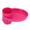 Car Seat Snack Tray Portable Multifunctional Travel Rotating Cup Holder Plate for Toys Water
