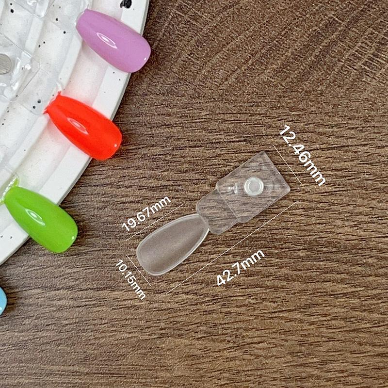 24 шт. Палитра цветов лака Магнитный дисплей типсов для наращивания Прозрачная цветовая карта Подставка для гель-лака Палитра для ногтей Клей для ногтей Практика