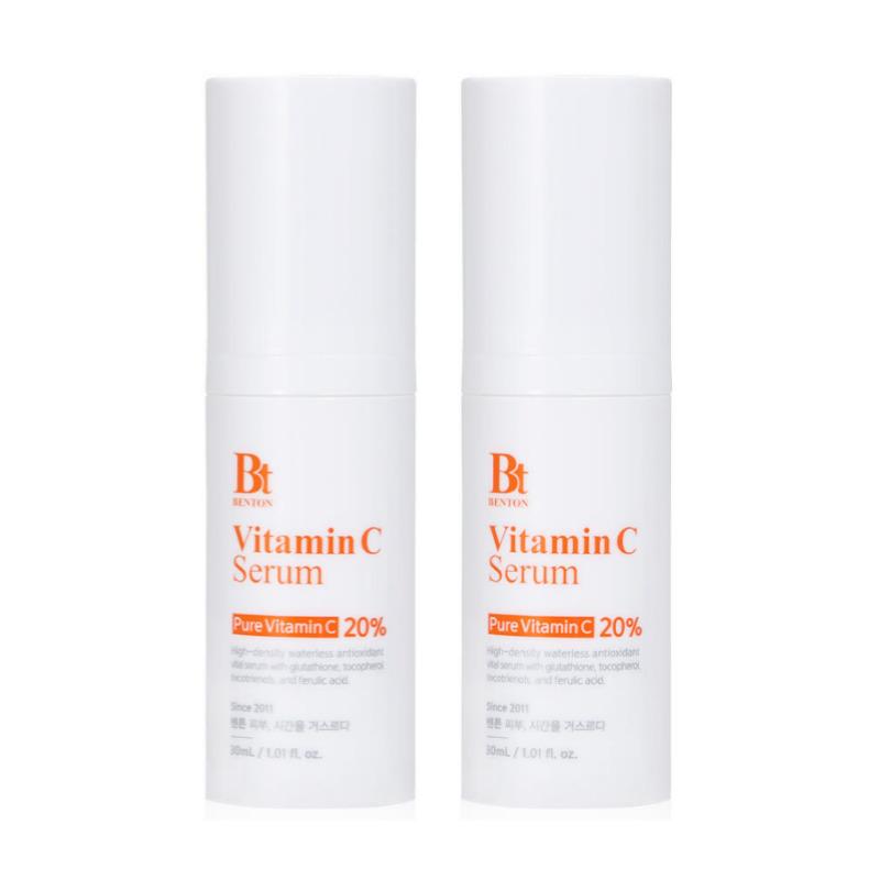 BENTON Vitamin C Serum 30ml × 2 – Pure Spot Care with Glutathione & Adenosine