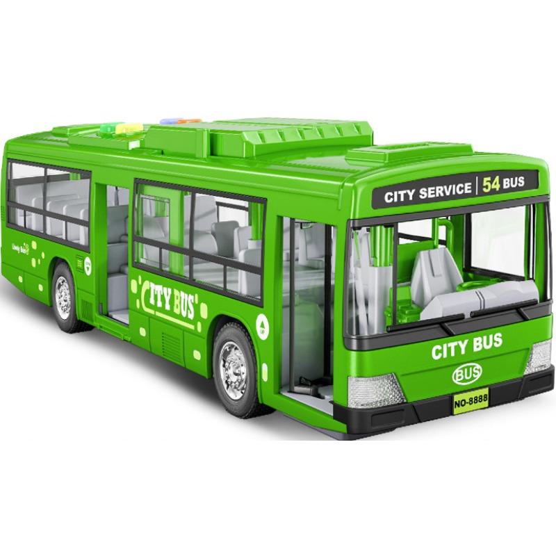 Высококачественный автобус-симулятор большого размера, устойчивый к падениям, световая музыка, инерционная модель автобуса, инерционный автомобиль, развивающие игрушки, подарки