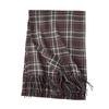 Lazy wind small fresh fashion autumn and winter fringed plaid warm scarf simple temperament imitation cashmere shawl