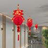 Украшения в виде фонарика на год змеи, креативный красный бумажный фонарь, подвеска, китайская новогодняя атмосфера, домашний декор, украшение для новогодней вечеринки